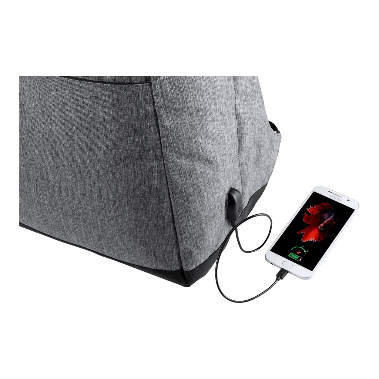 Anti-Diebstahl Rucksack - Elisha - aschgrau (-77)