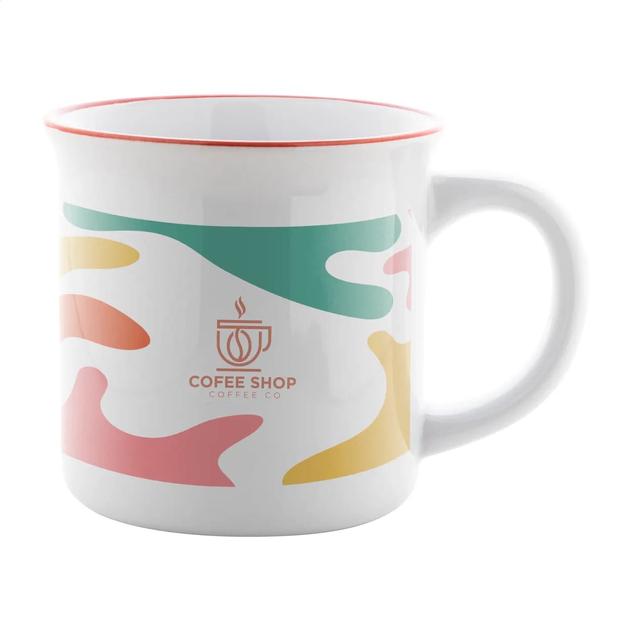 Vintage Sublimationstasse - Woodstock Subo - rot (-05)