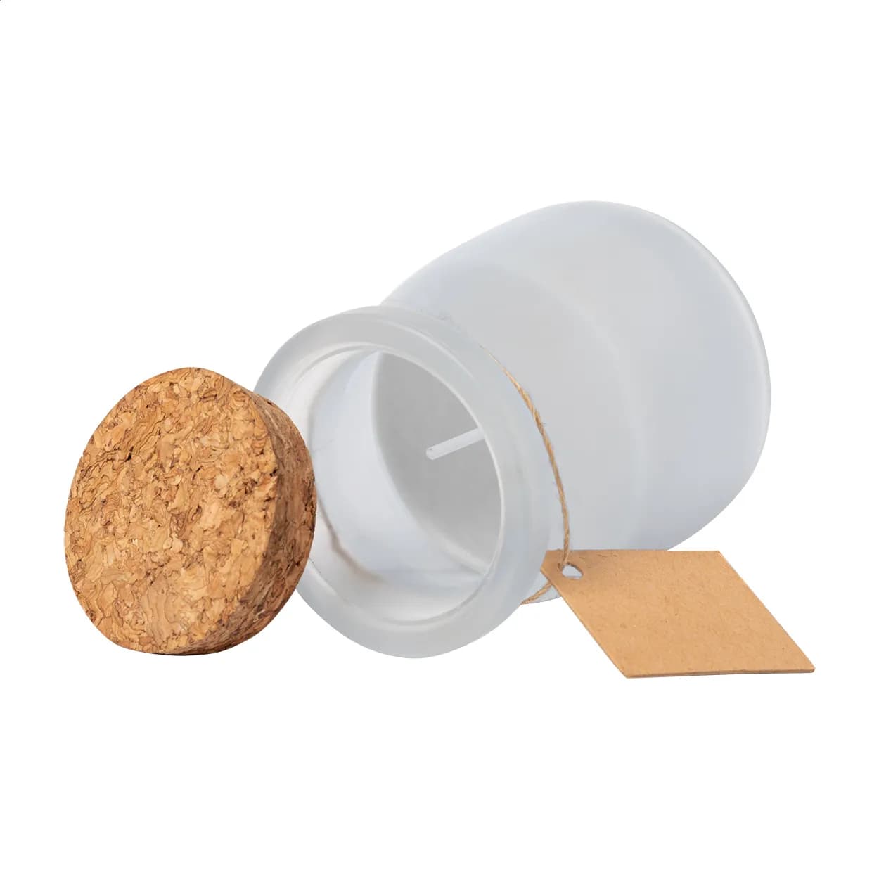 Kerze, vanille - Corscent - weiß (-01)