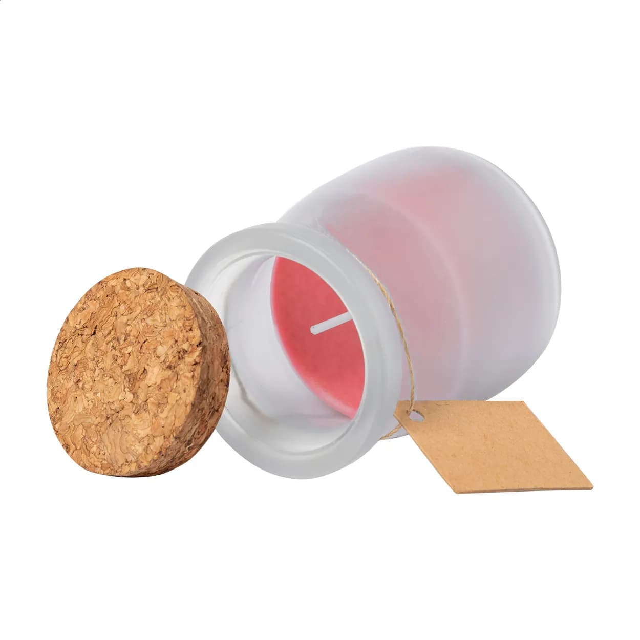 Kerze, vanille - Corscent - rot (-05)