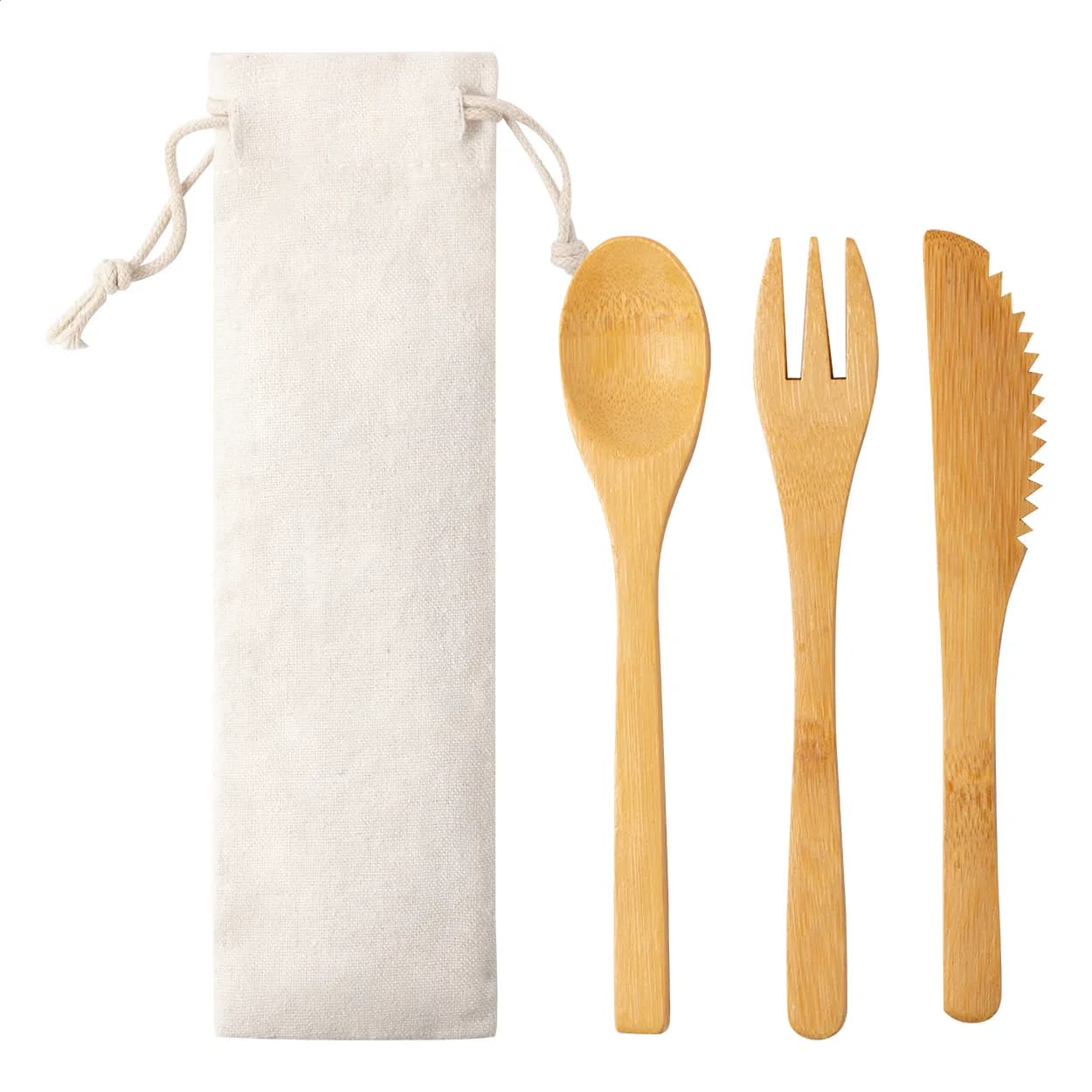 Besteckset - Bomino - natur