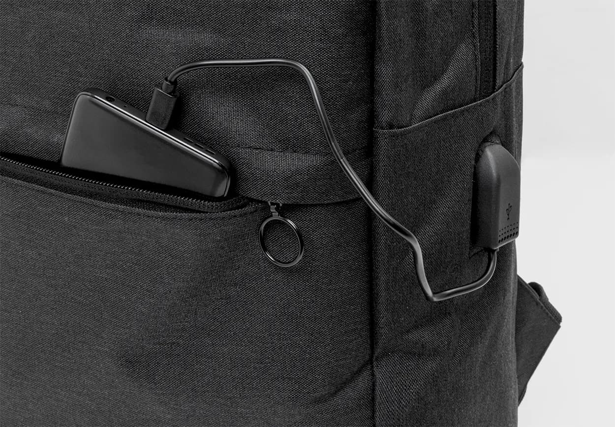 RPET Rucksack - Hershey - schwarz (-10)