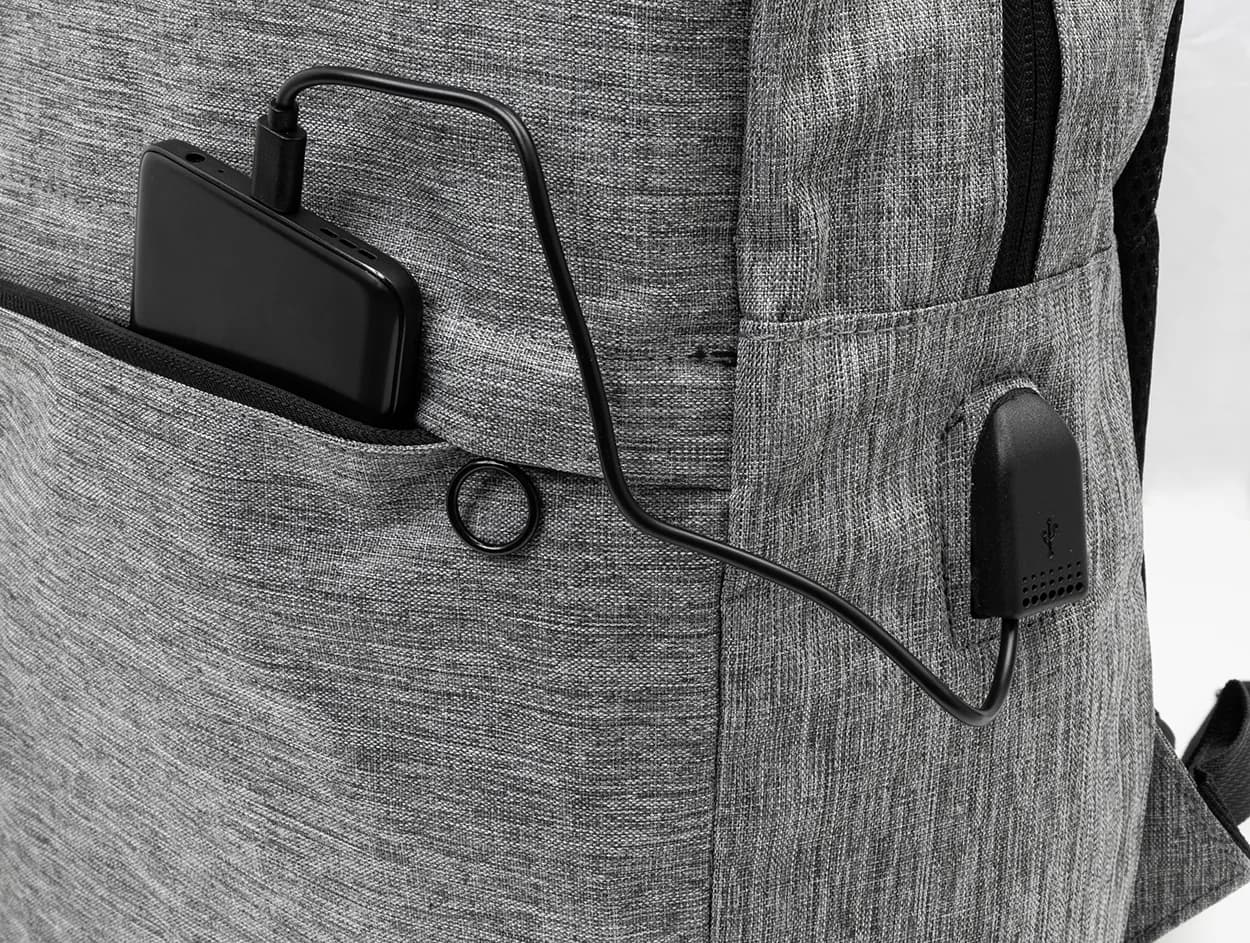 RPET Rucksack - Hershey - grau (-77)