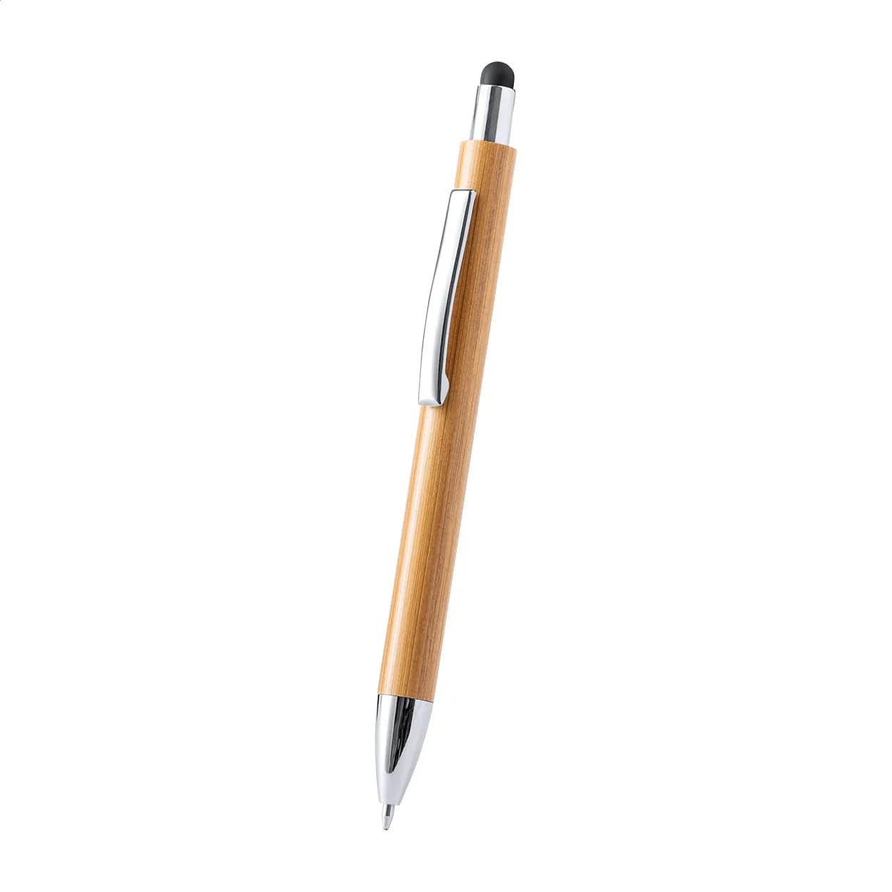 Bambus-Kugelschreiber & Touchpen - Kaizu - natur (-10)