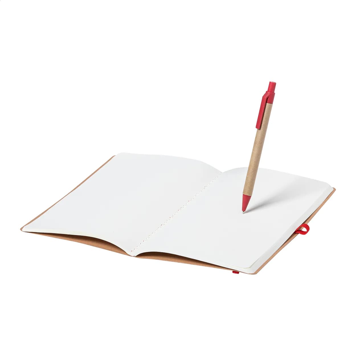 Notizbuch - Ginkgo - rot (-05)