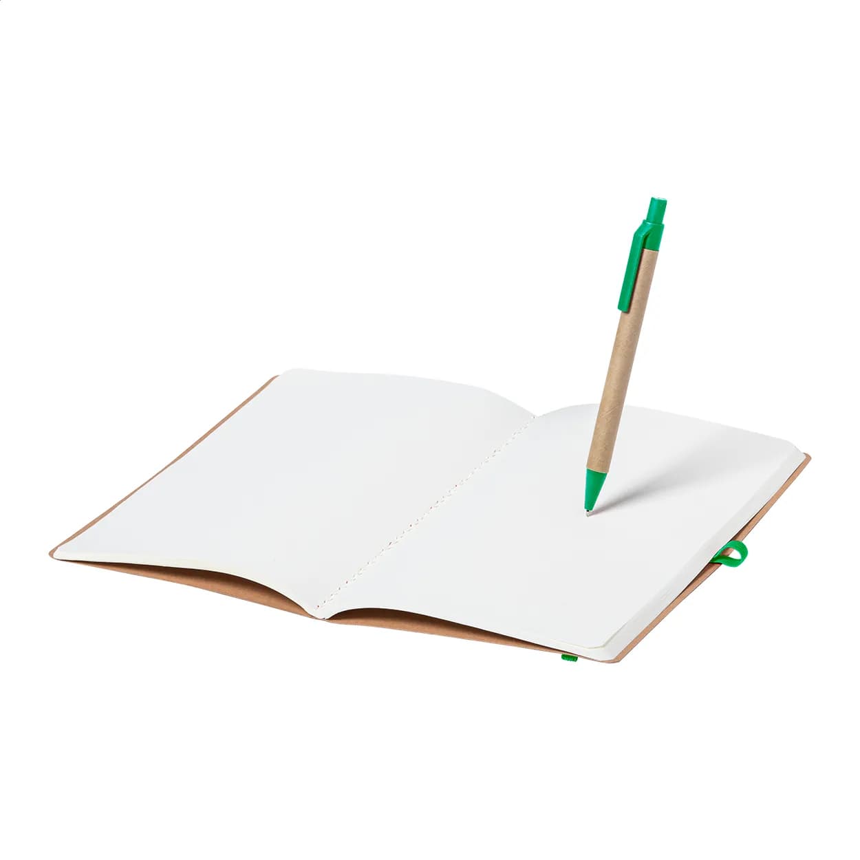 Notizbuch - Ginkgo - grün (-07)