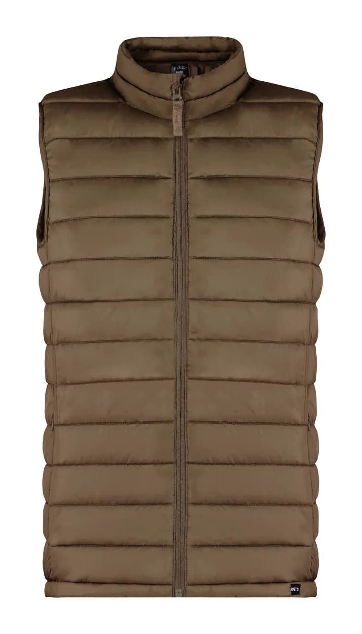 Bodywarmer-Weste aus RPET - Vespa - braun (-09)