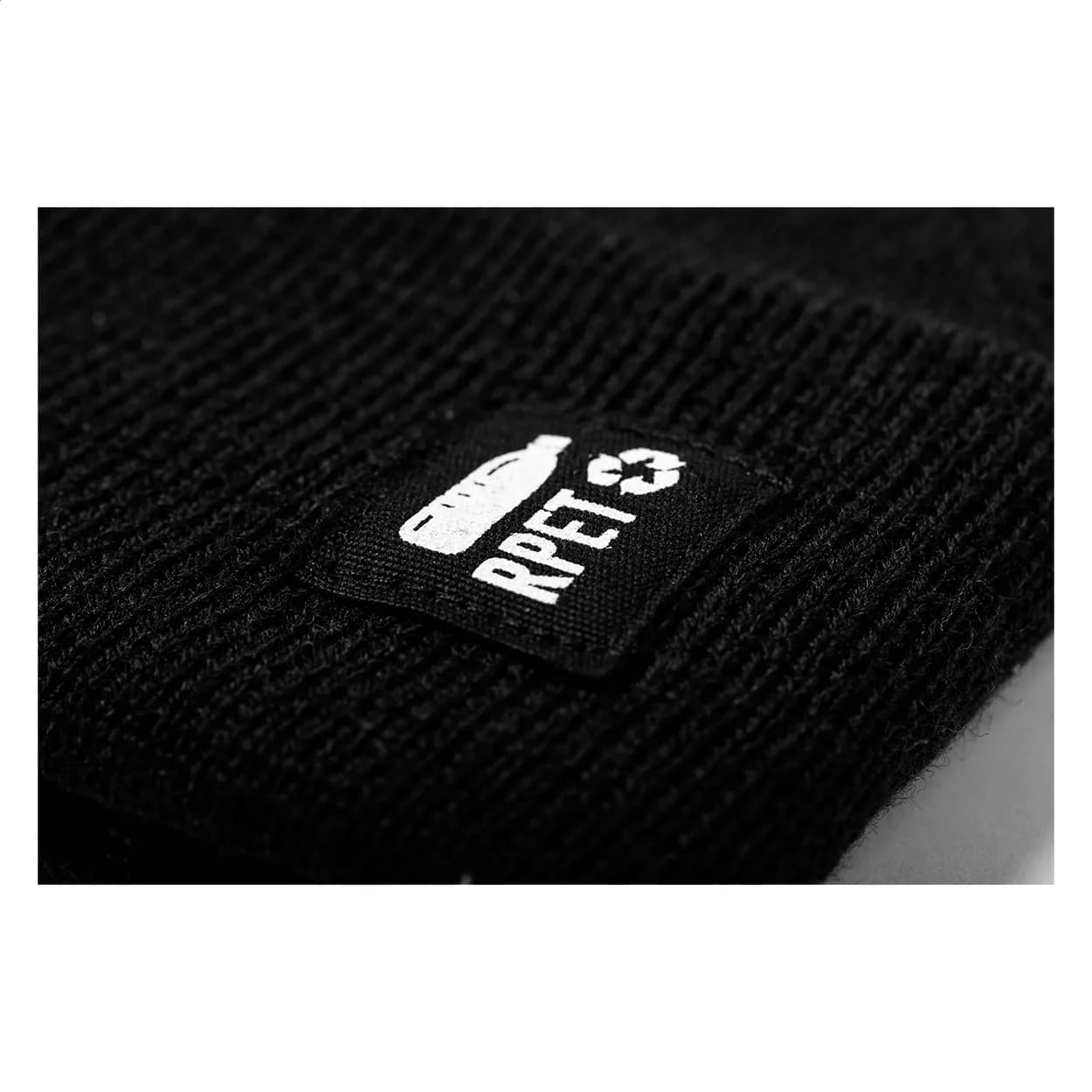 Wintermütze aus RPET - Peaky - schwarz (-10)