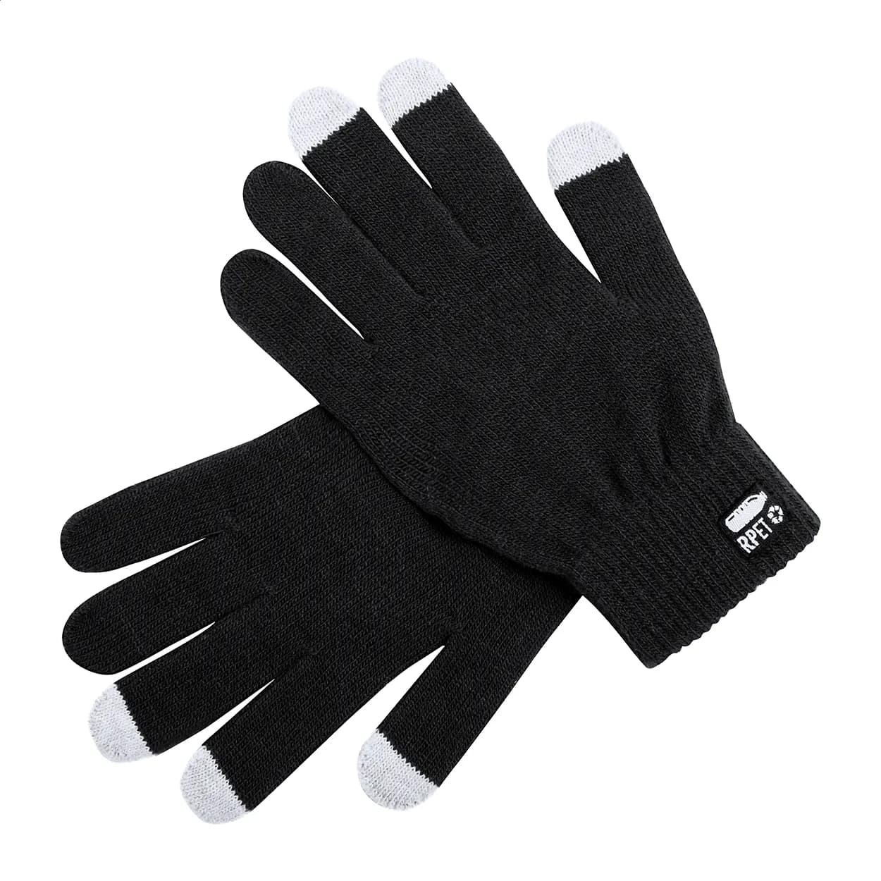RPET Touchscreen-Handschuhe - Retap - schwarz (-10)