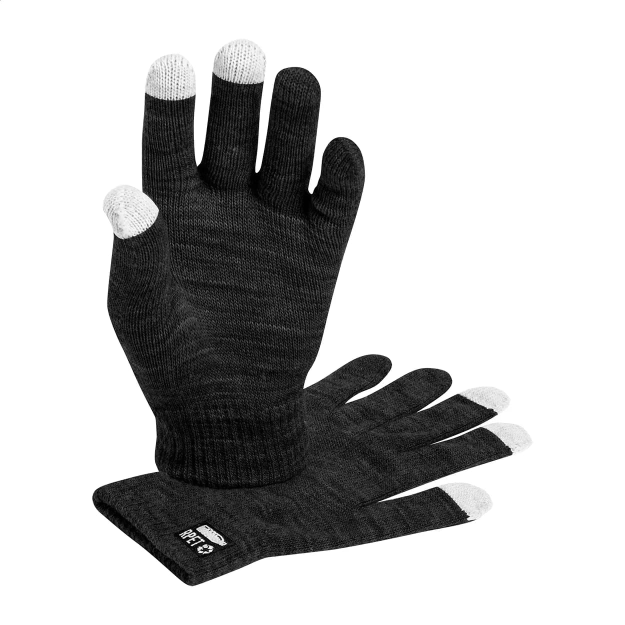 RPET Touchscreen-Handschuhe - Retap - schwarz (-10)