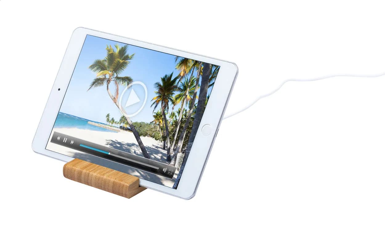 Wireless-Charger/Handyhalter - Restix - natur