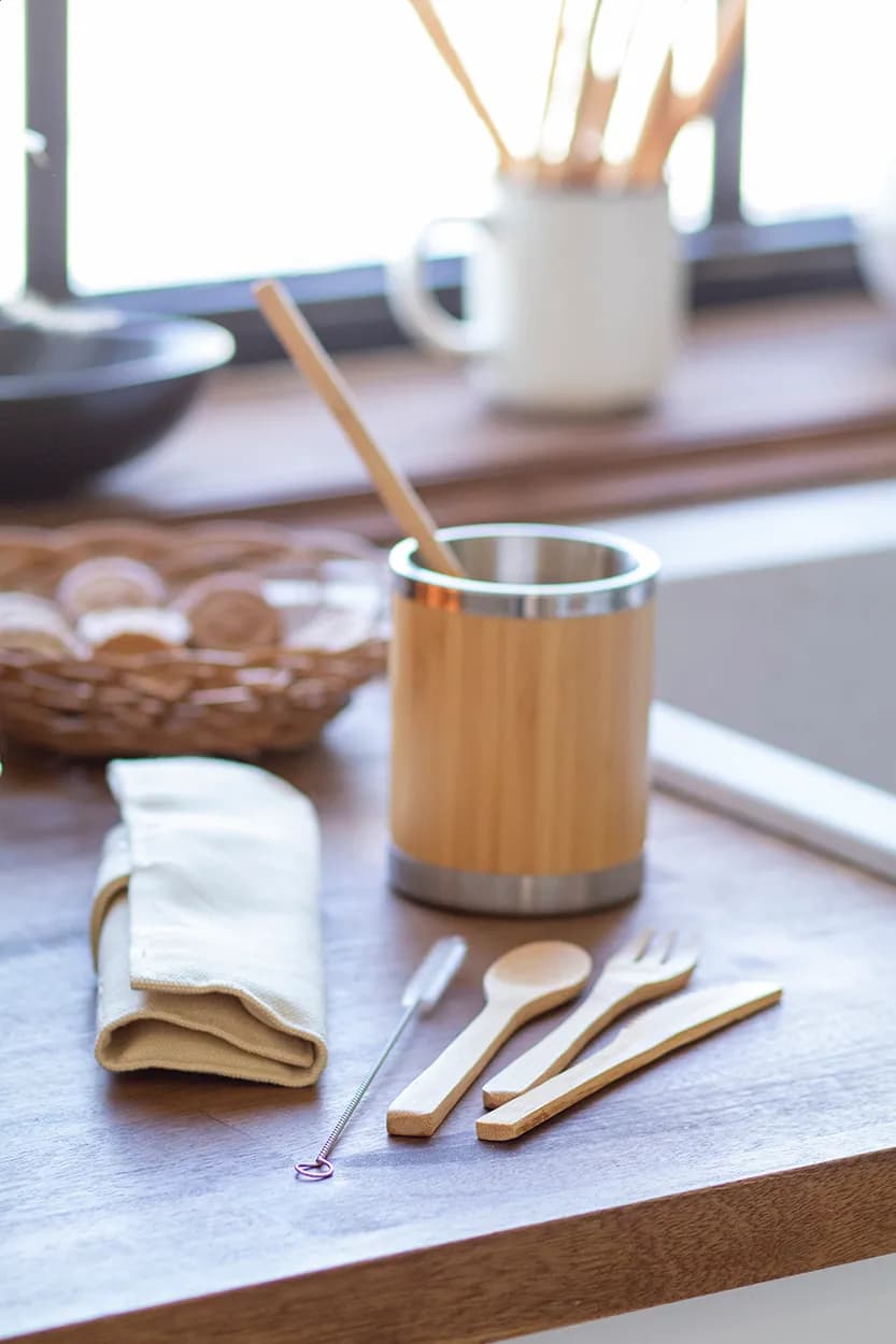 Besteck-Set - Rollery - natur