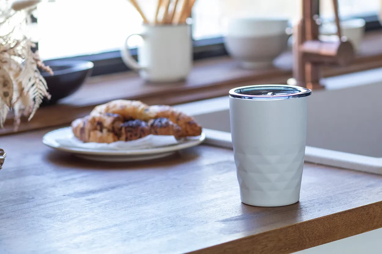 Kupferisolierter Thermobecher - Cupper - weiß (-01)