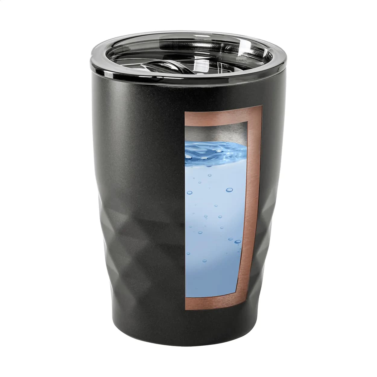 Kupferisolierter Thermobecher - Cupper - schwarz (-10)