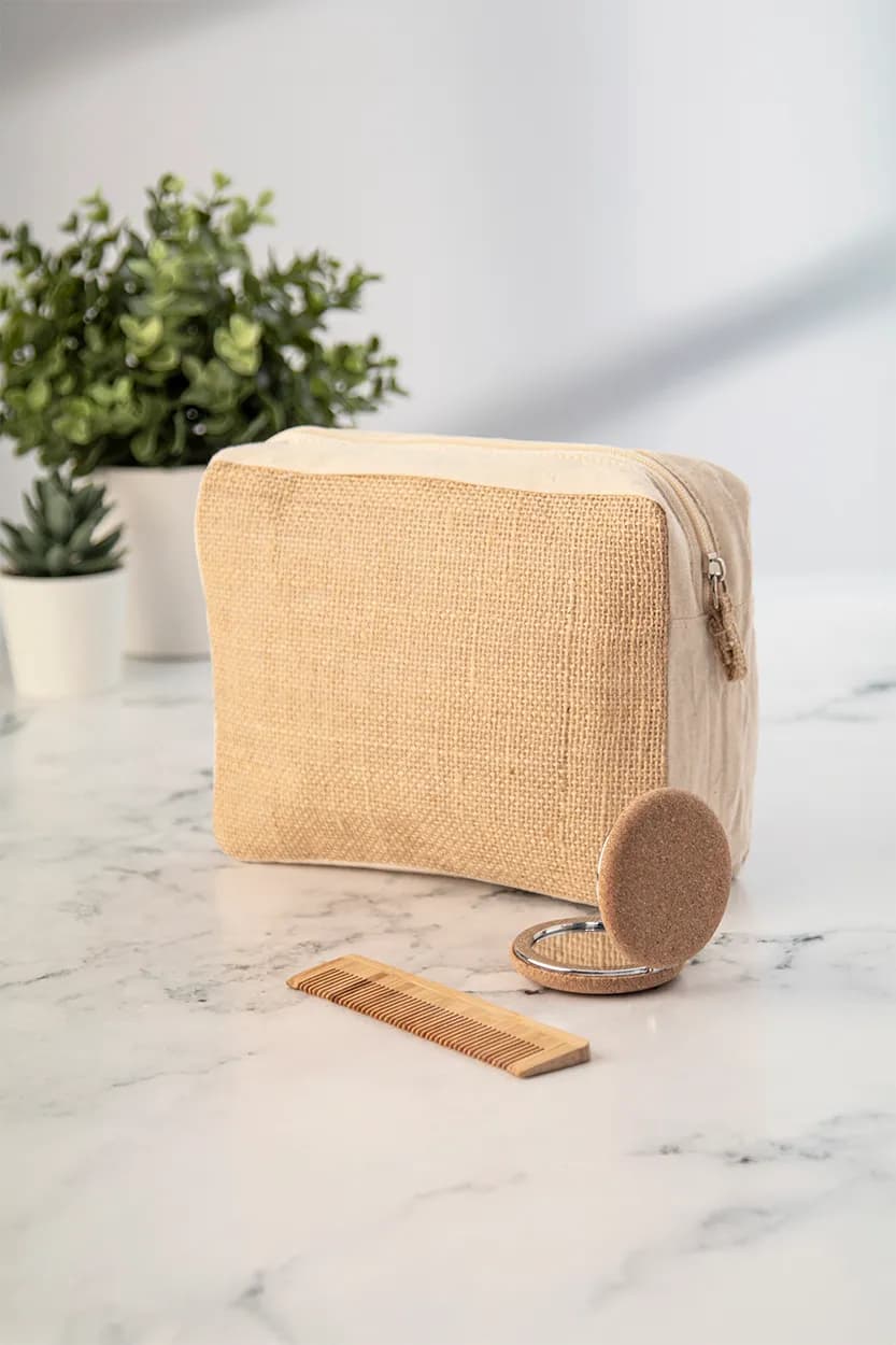 Kosmetiktasche - Jurbax - natur