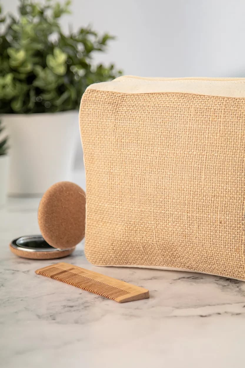 Kosmetiktasche - Jurbax - natur