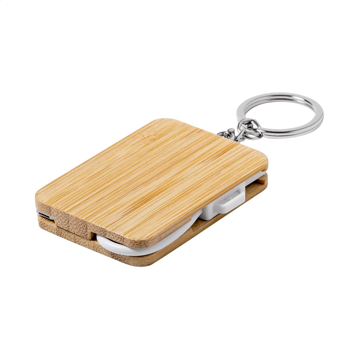 Ladekabel-Schlüsselanhänger - Edulis - weiß (-01)