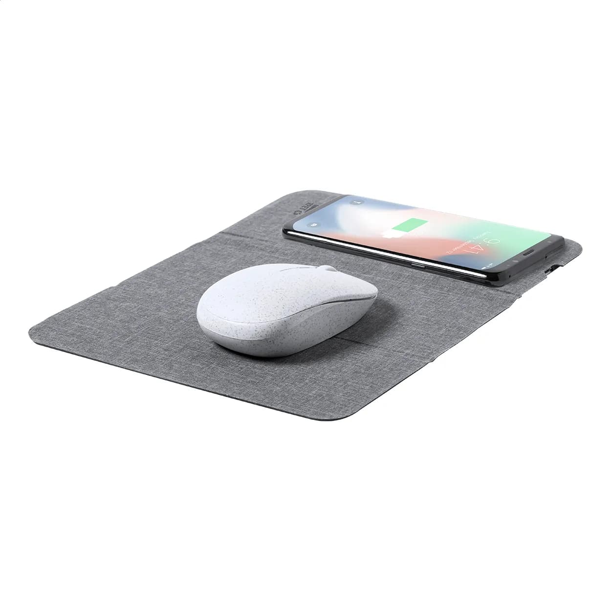 Wireless-Charger Mousepad - Chapati - grau (-77)