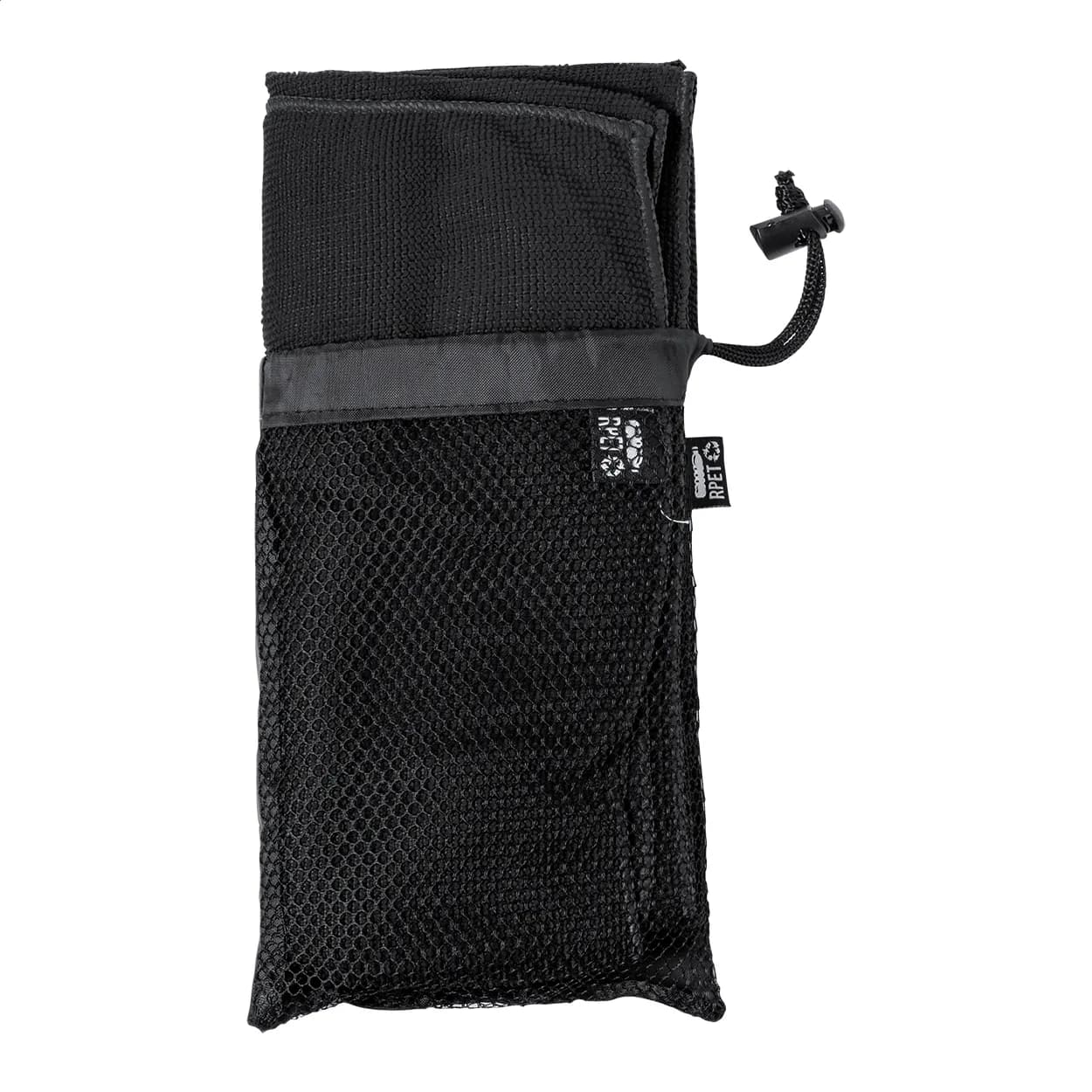 Handtuch aus RPET - Primal - schwarz (-10)