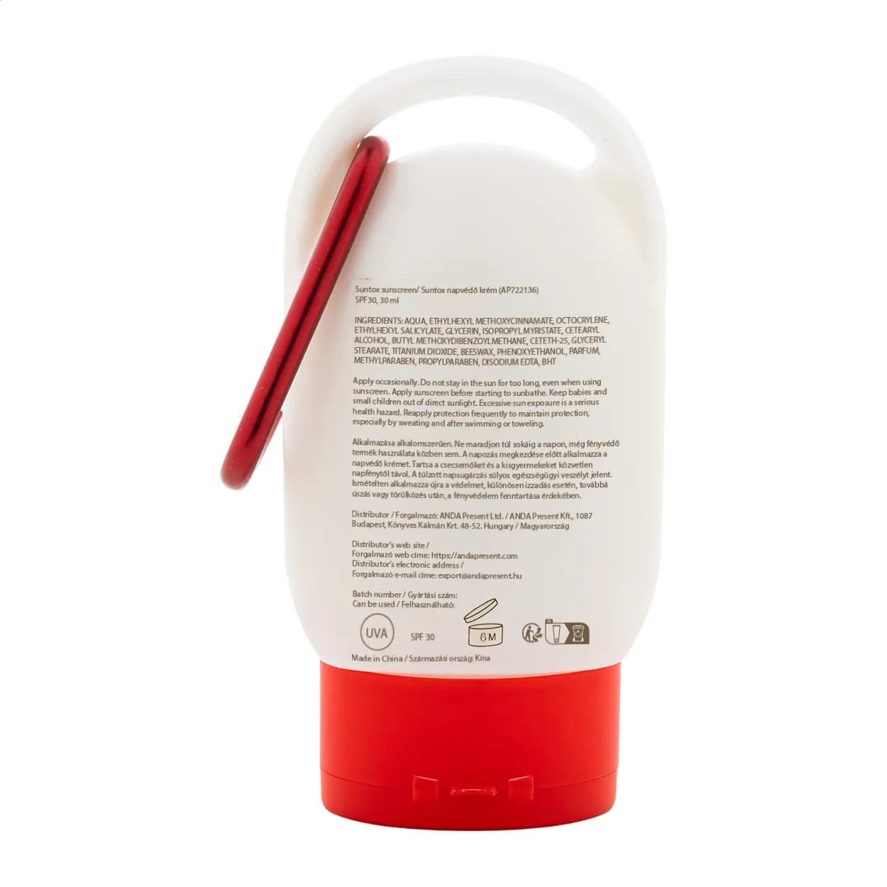 Sonnencreme - Suntox - rot (-05)