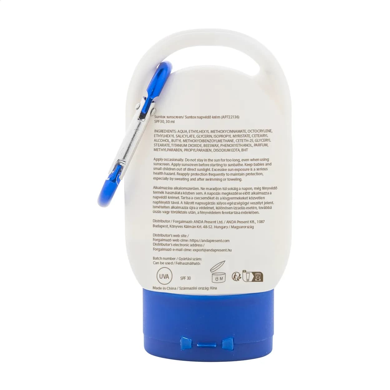 Sonnencreme - Suntox - blau (-06)