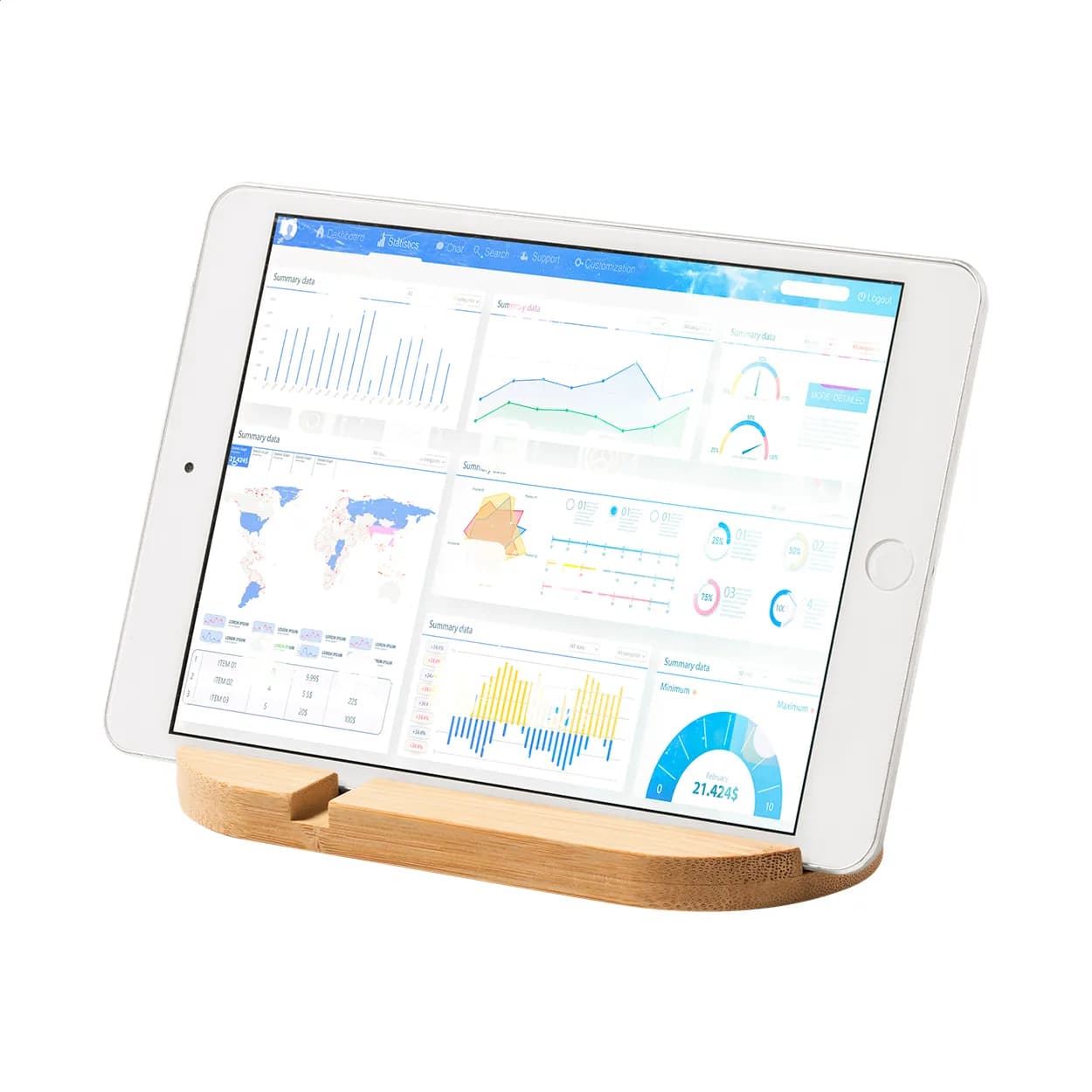 Handy- und Tablethalter - Labbo - natur