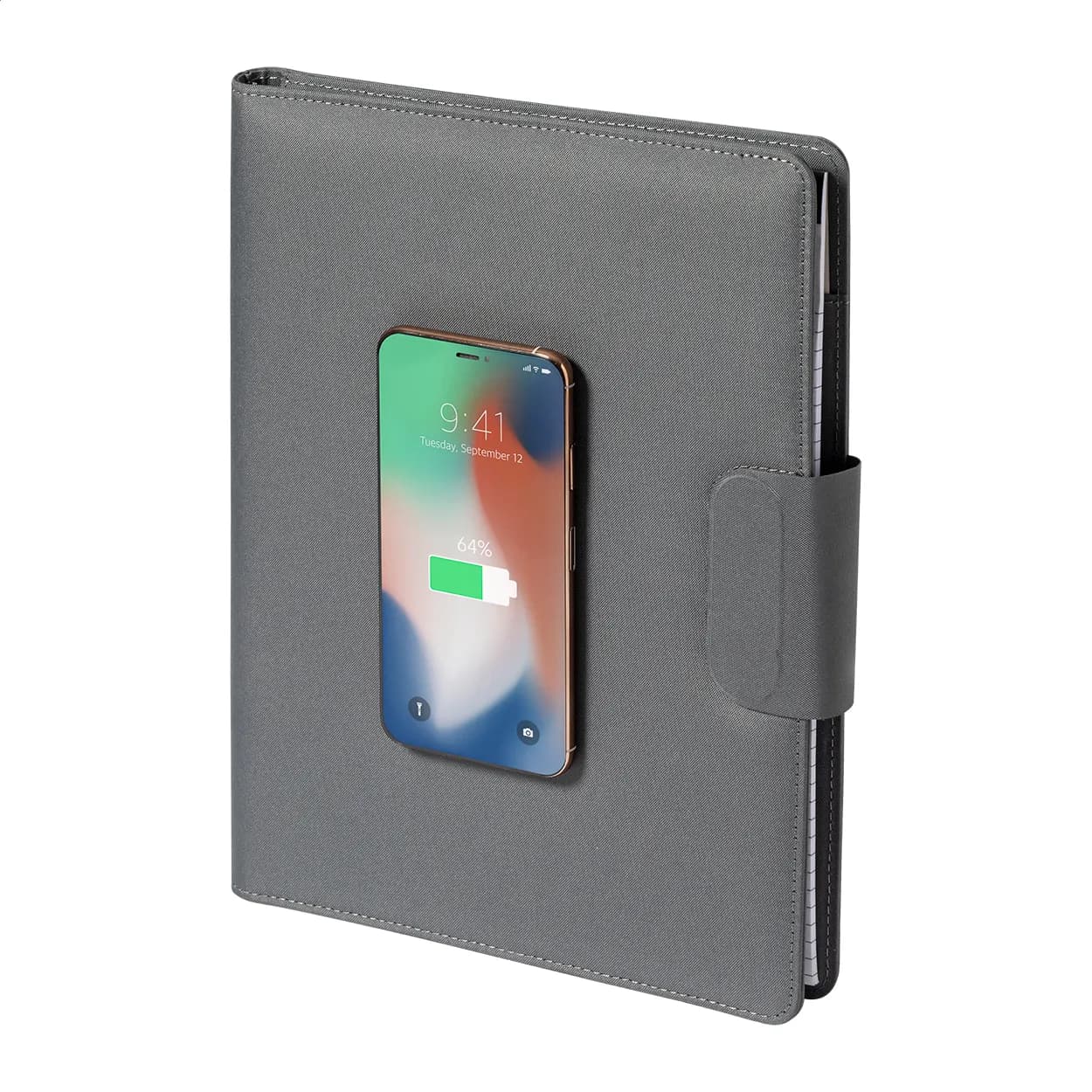 RPET-Dokumentenmappe - Gredox A4 - grau (-77)