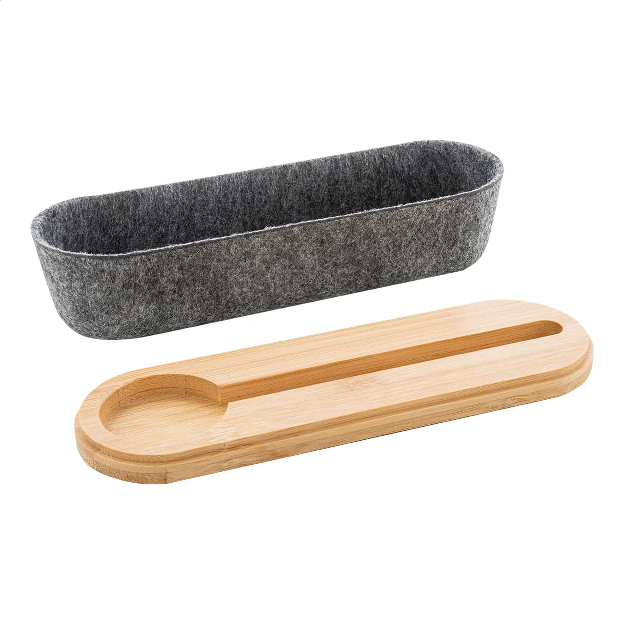 RPET Stifteetui - Decora - grau