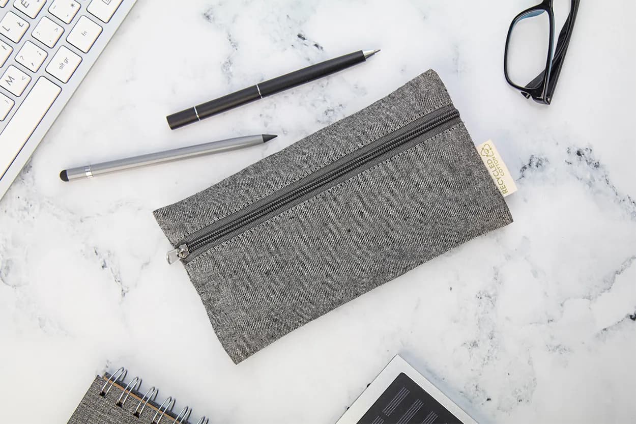 Stiftetasche - Pambuk - grau (-10)