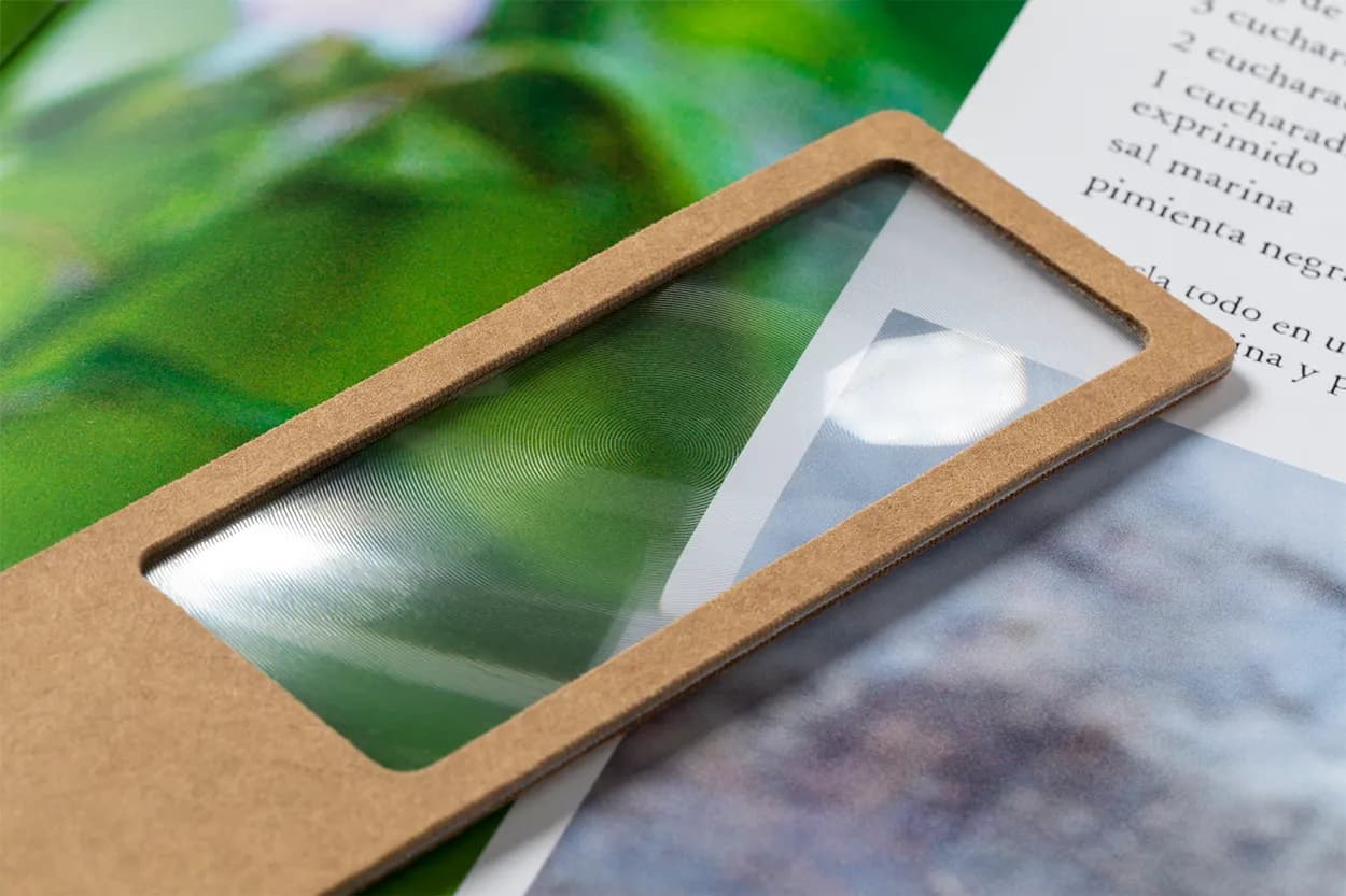 Lesezeichen mit Lupe - Niffy - natur