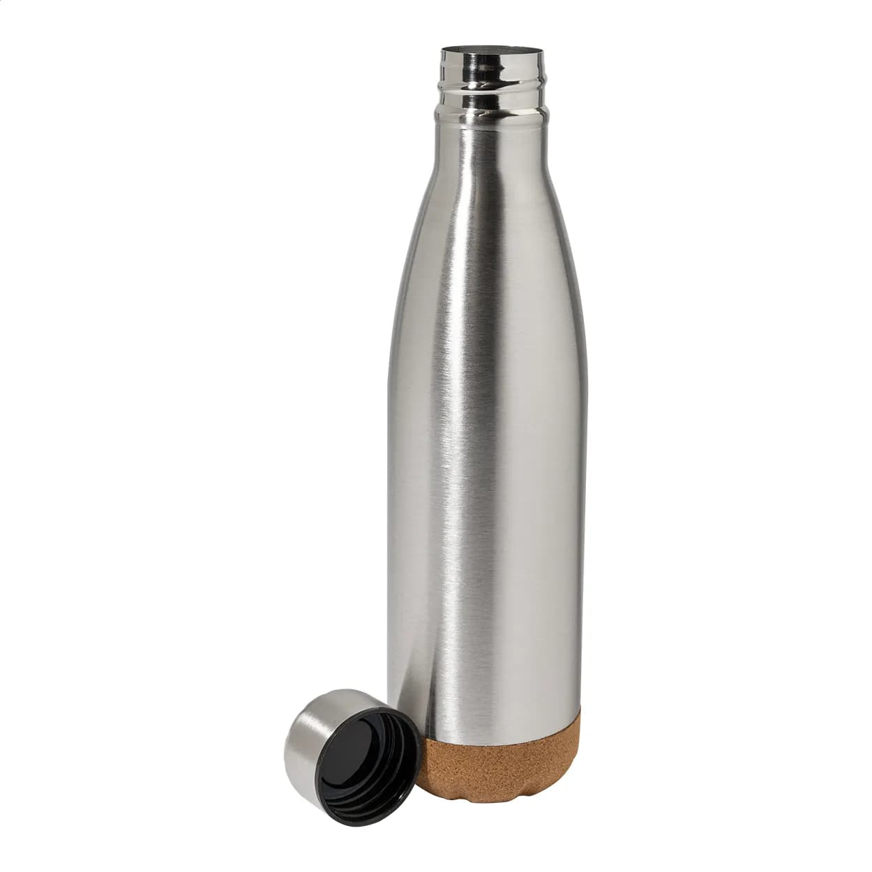 Edelstahl-Trinkflasche - Nocov - silber (-21)