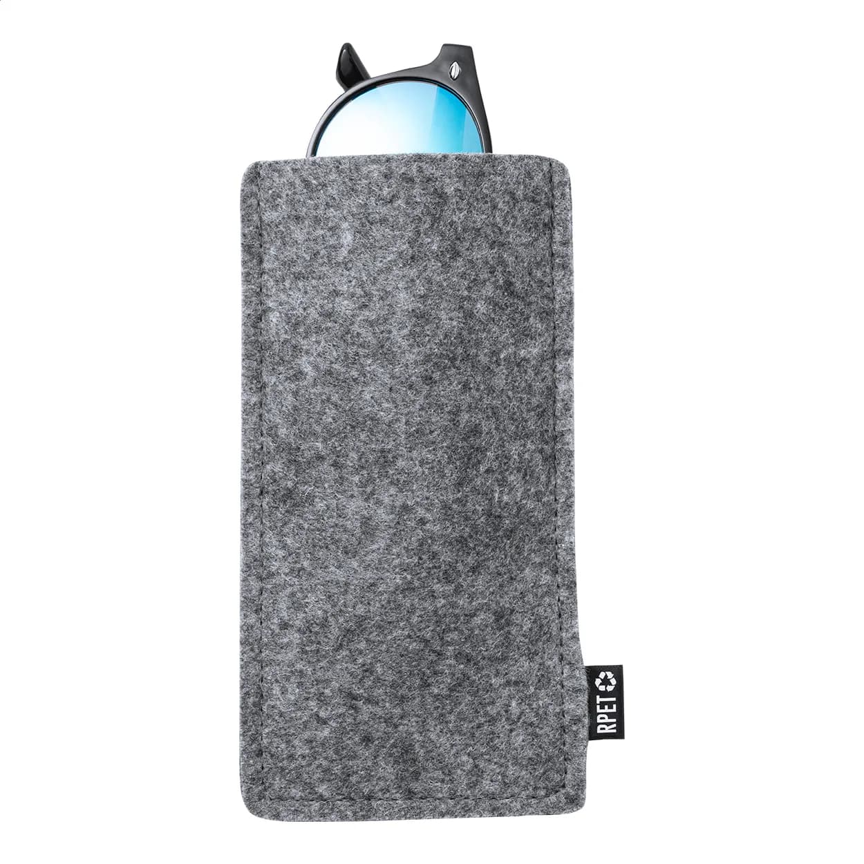 RPET Sonnenbrillenetui - Glaffel - grau (-77)