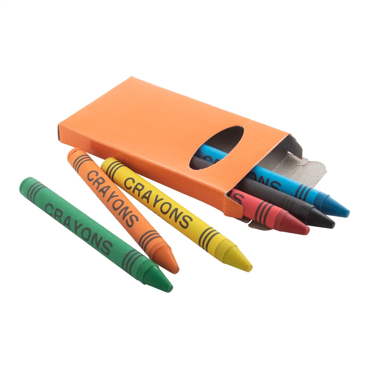 6-tlg. Wachsmalstifte-Set - Sorell - orange (-03)