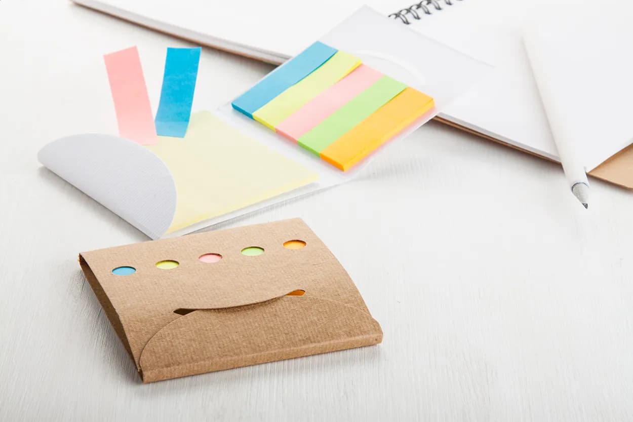 Haftnotiz-Set - Minok Plus - beige (-00)