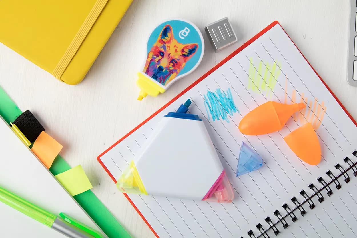 Textmarker - Triox - mehrfarbig