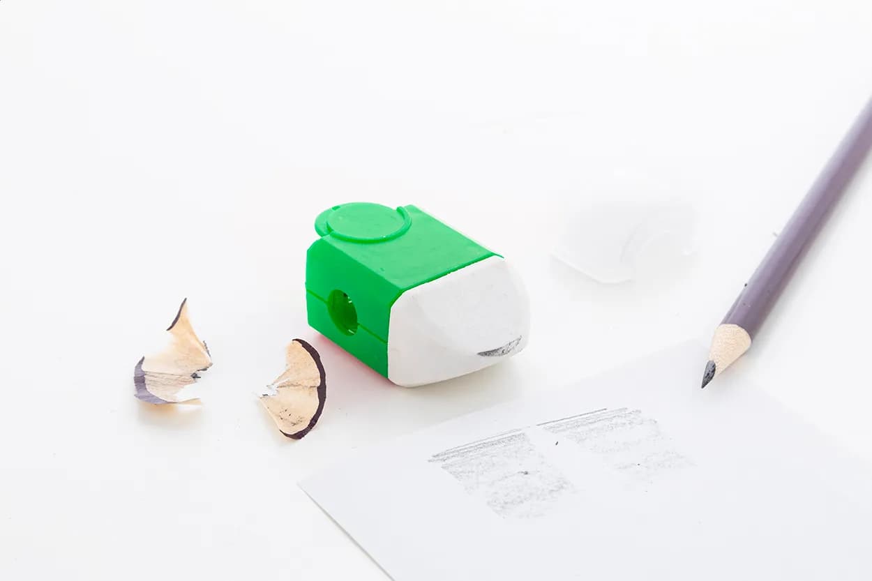 Radiergummi und Spitzer - Pencix - grün (-07)