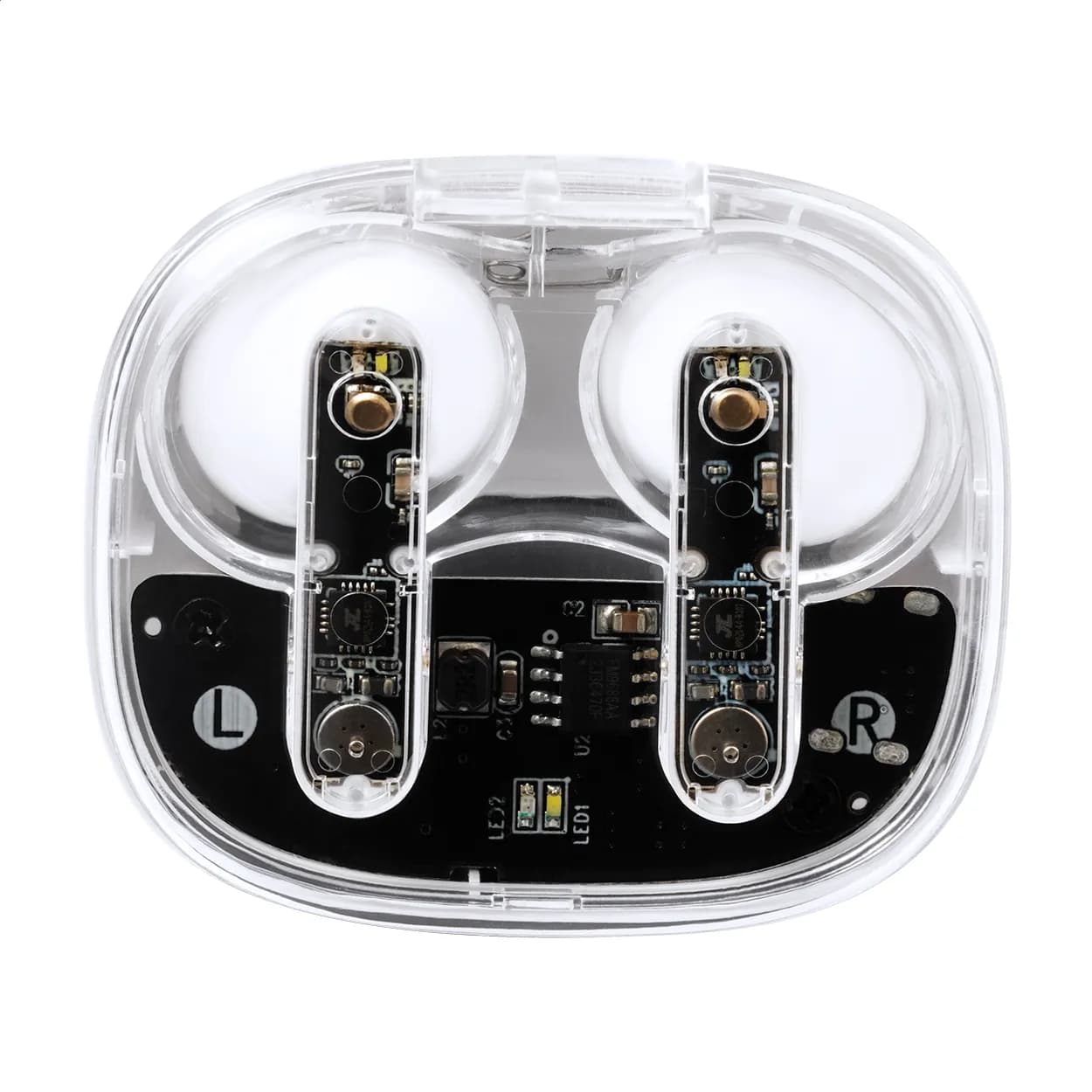 transparente kabellose Kopfhörer - Signal - weiß (-01)