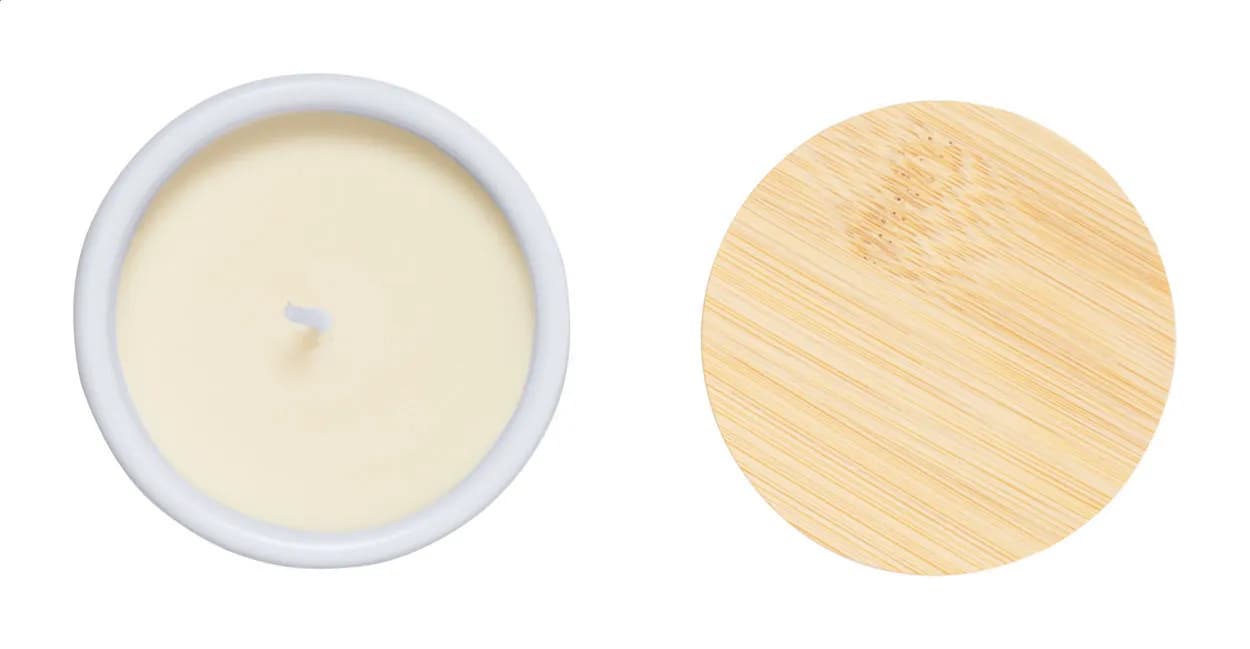 Kerze - Borrox - weiß (-01)