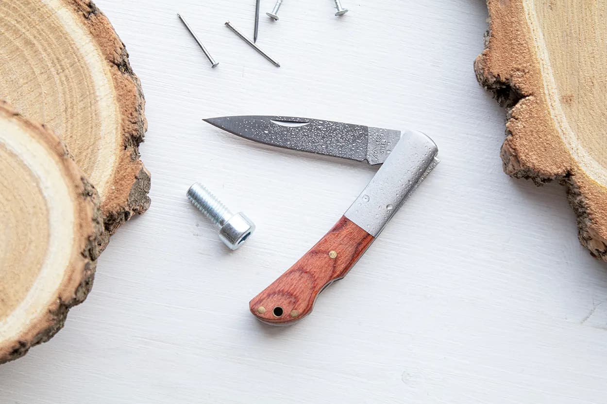 Taschenmesser - Woxen - braun