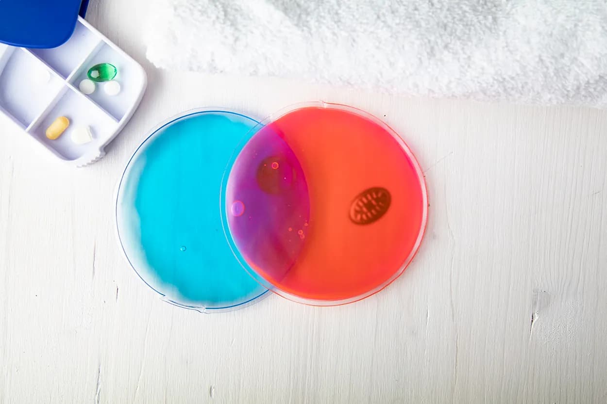 Wärmekissen - Relief - rot (-05)