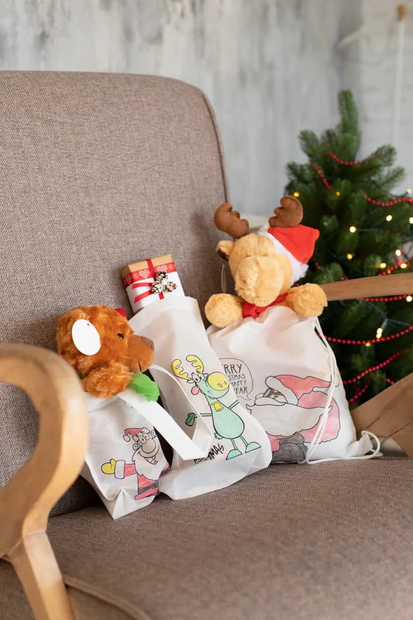 Weihnachtsstrumpf - Plicom - weiß