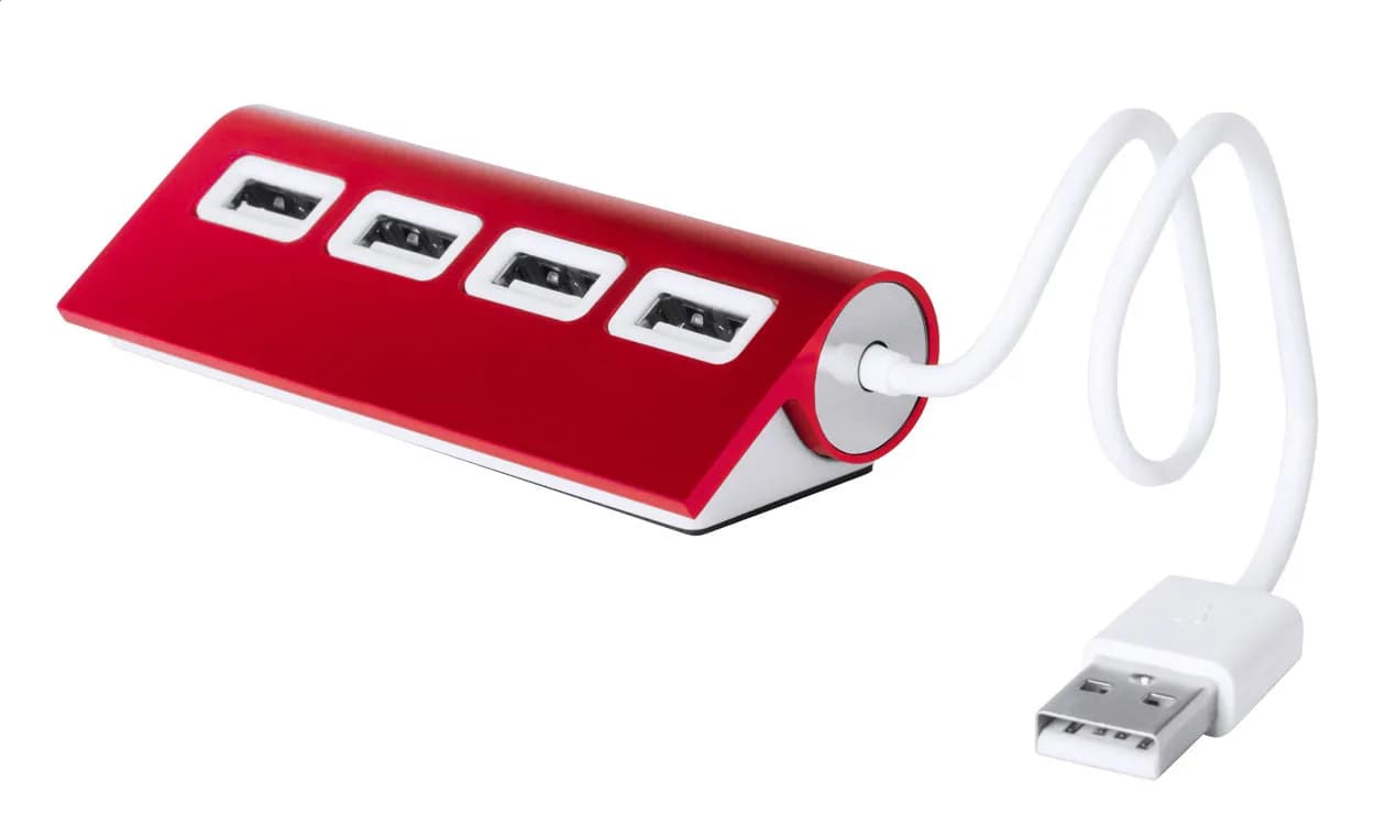 Usb Hub - Wudge - rot (-05)