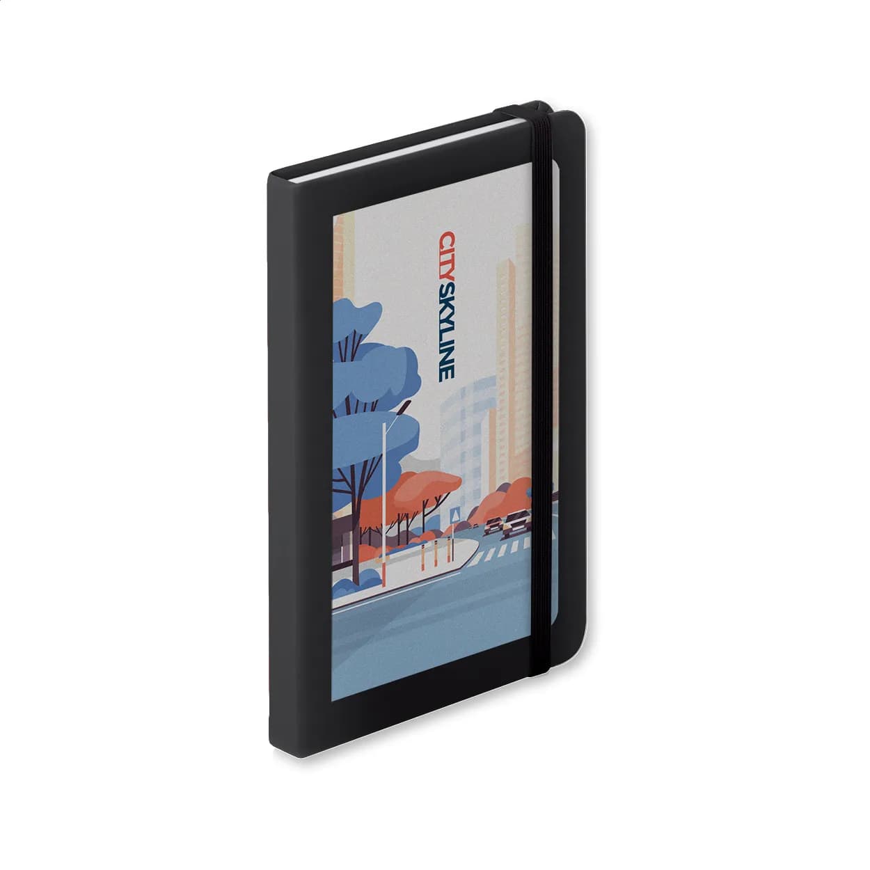 Notizbuch - Nopuk Line A6 - schwarz (-10)