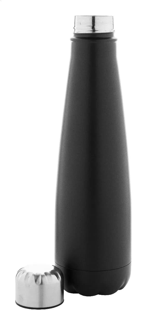 Edelstahl-Trinkflasche - Klossip - schwarz (-10)