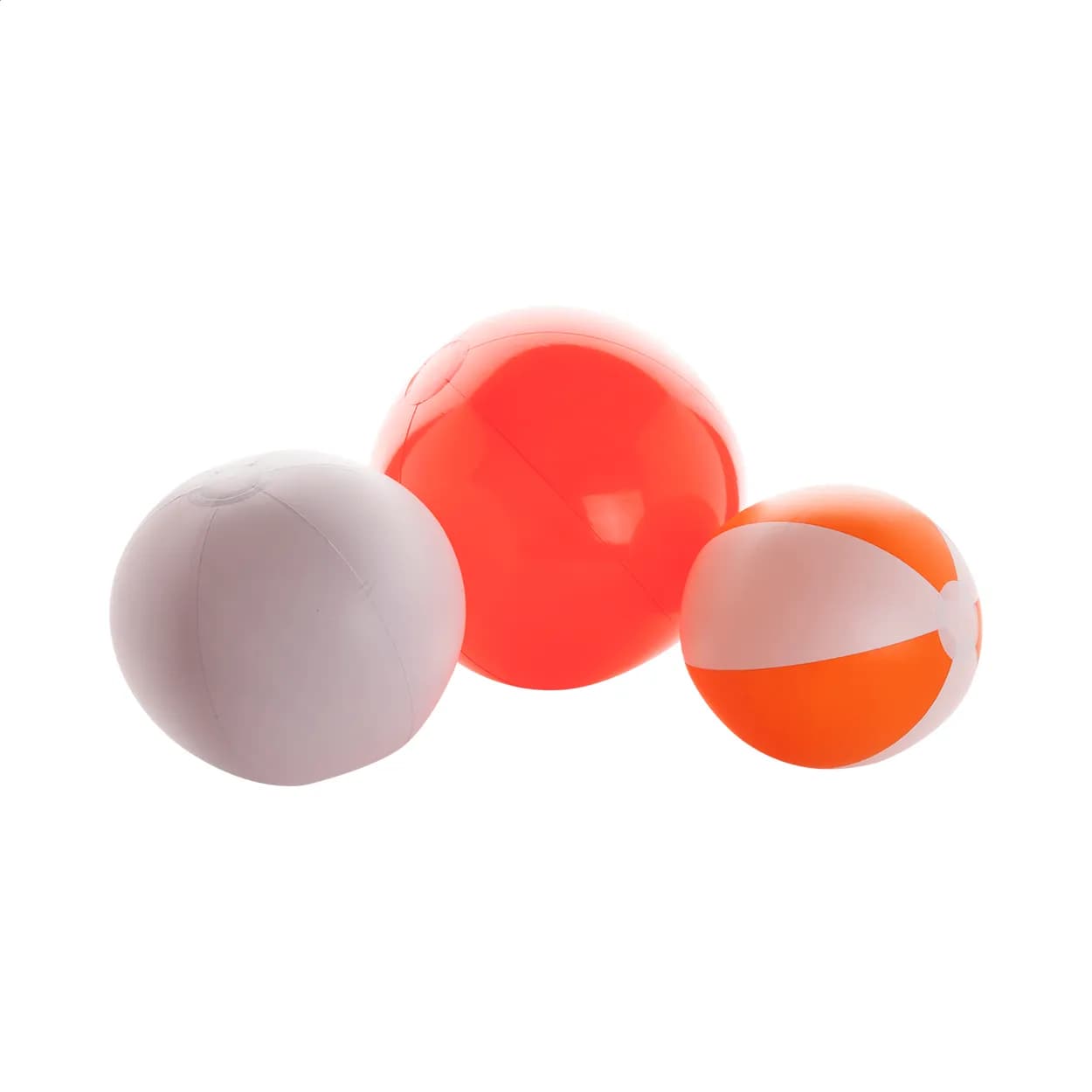 Strandball (ø28 cm) - Playo - mattweiß (-01T)