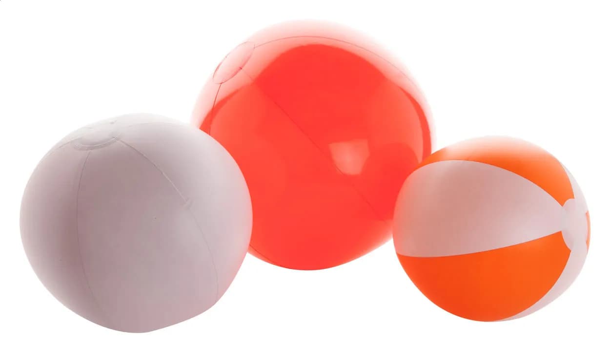 Strandball (ø28 cm) - Playo - mattweiß (-01T)