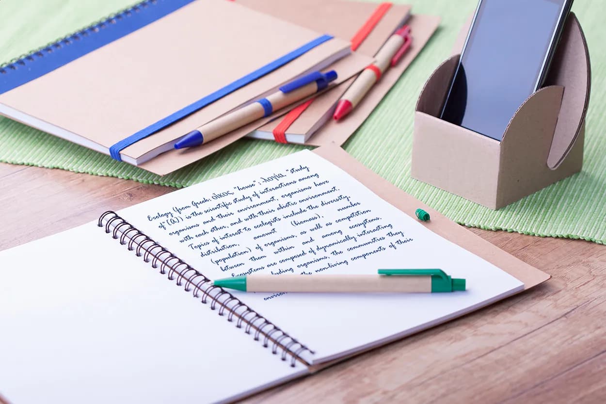 Notizbuch - Platanus A5 - grün (-07)