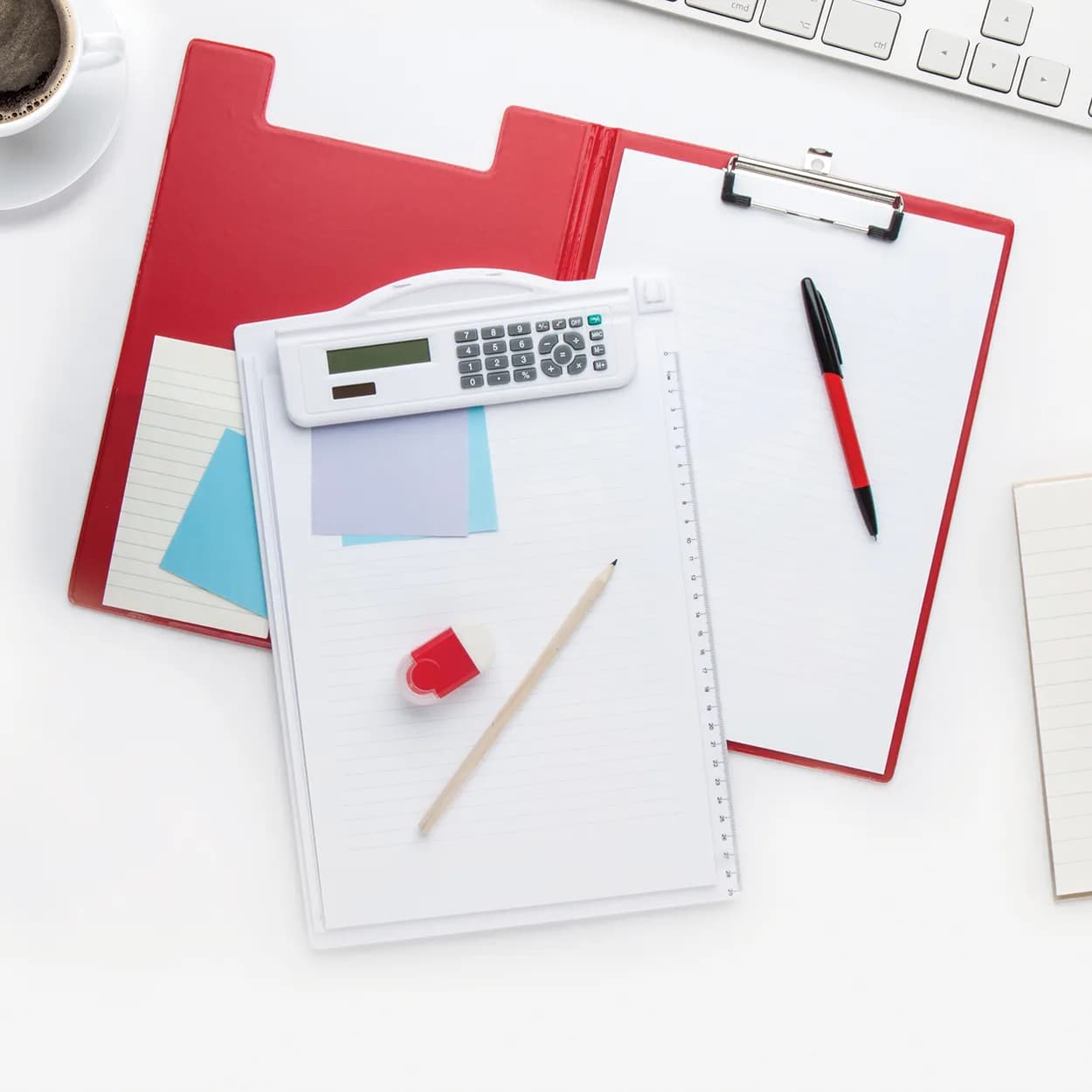 Klemmbrett - Pavoc - rot (-05)