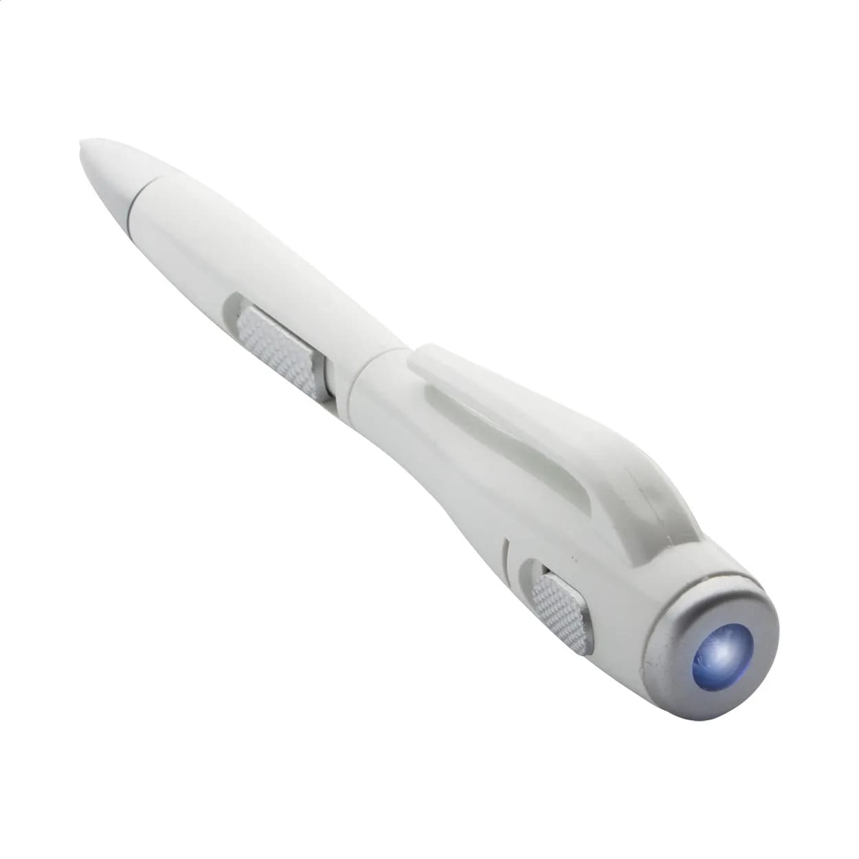 Kugelschreiber mit Licht - Docnote - weiß