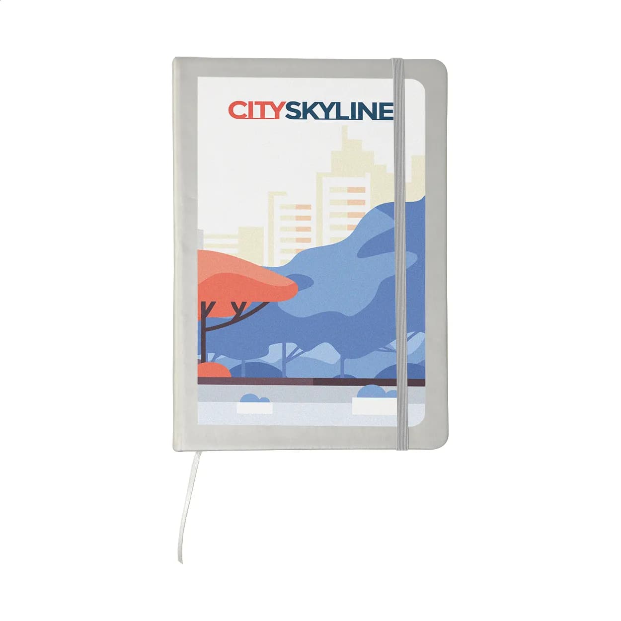 Notizbuch - Nopuk Blank A5 - silber (-21)